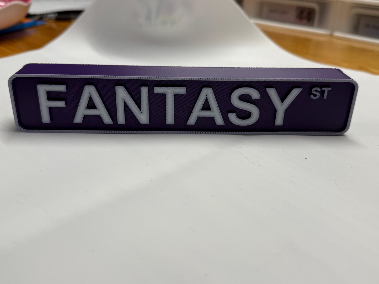 Street Sign Shelf Decor