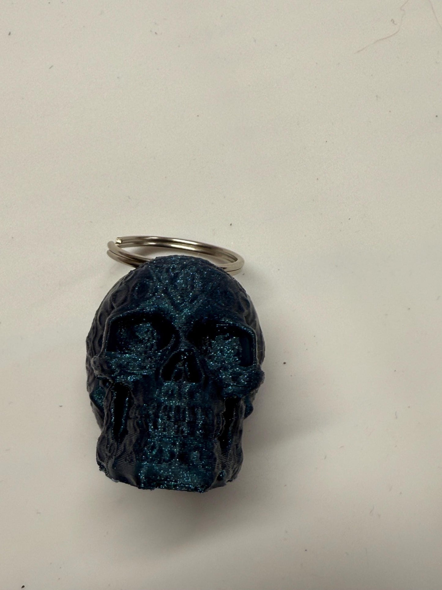 Embellished Skull Keychain