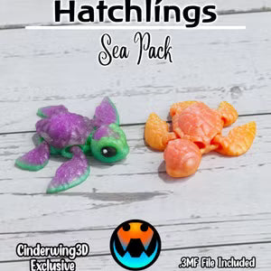 Tiny Guardians of Magic – 3D Printed Mini Animals