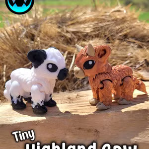 Tiny Guardians of Magic – 3D Printed Mini Animals