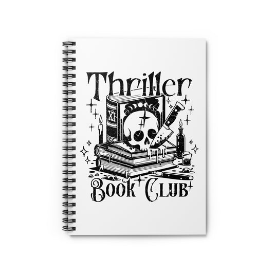 Thriller Book Club Spiral Notebook