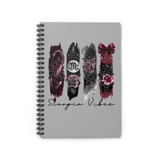 Scorpio Astrological Spiral Notebook