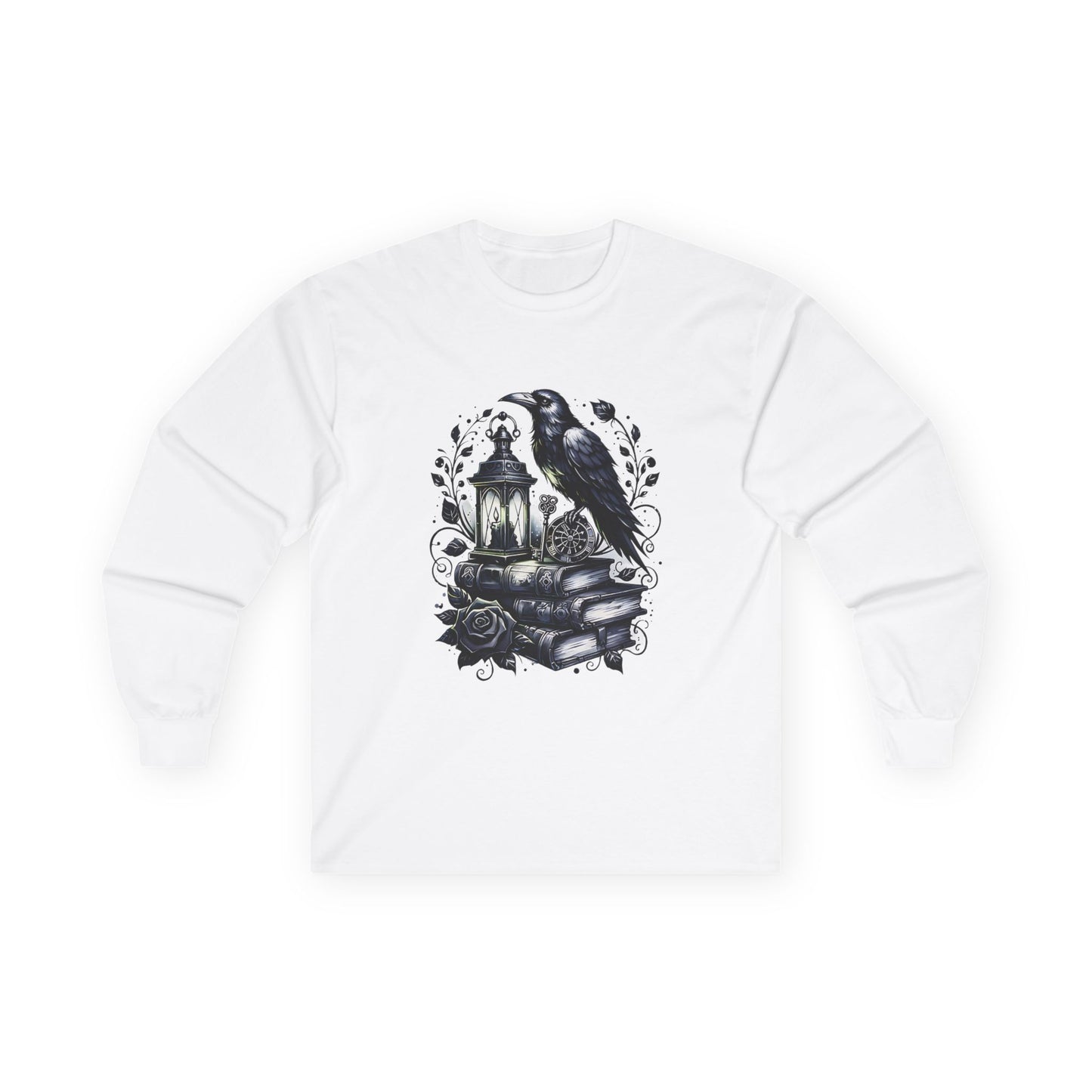 Gothic Raven Long Sleeve Tee