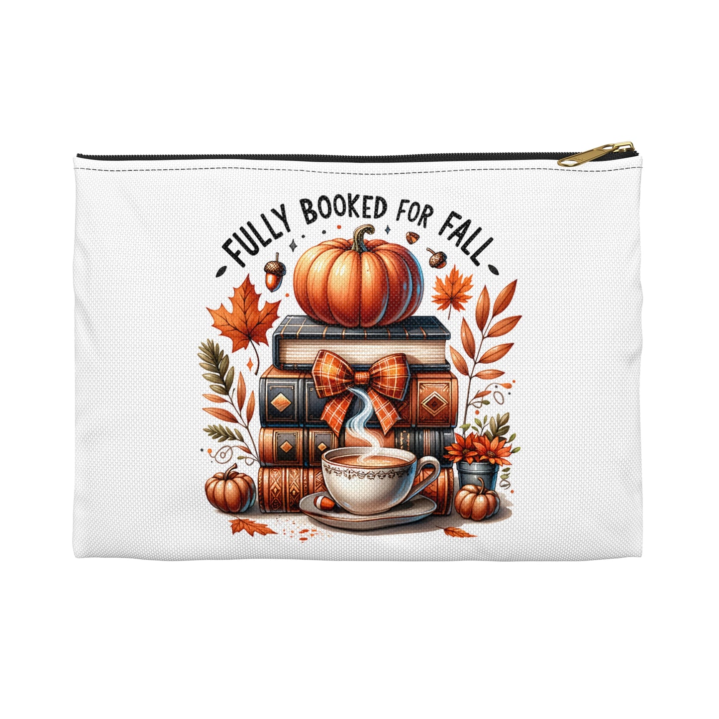 Fully Booked for Fall Accessory Pouch