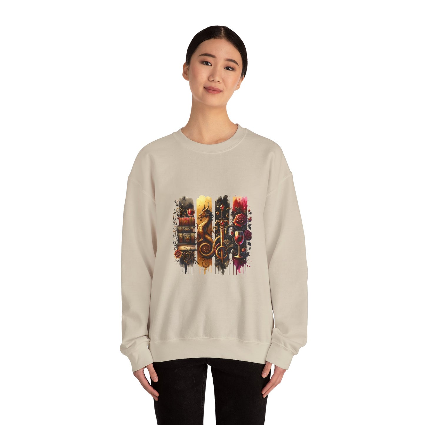 Dragon Fantasy Book Lover Sweatshirt