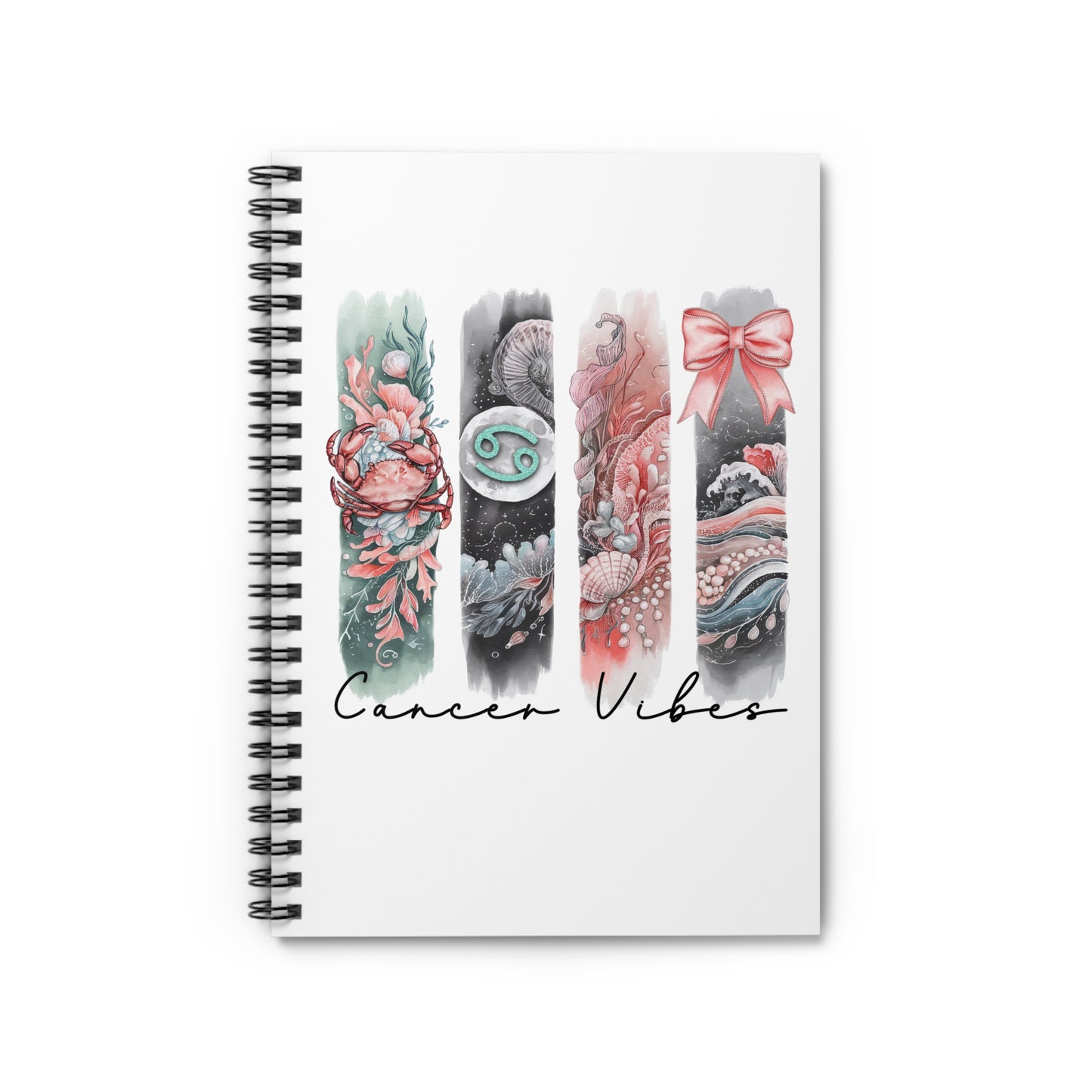 Cancer Astrological Spiral Notebook