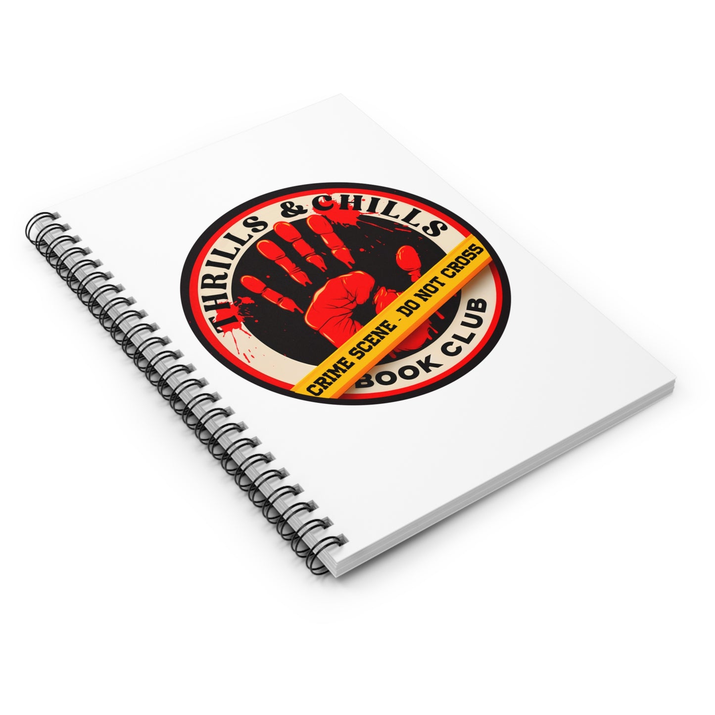 Thrills & Chills Crime Scene Spiral Notebook