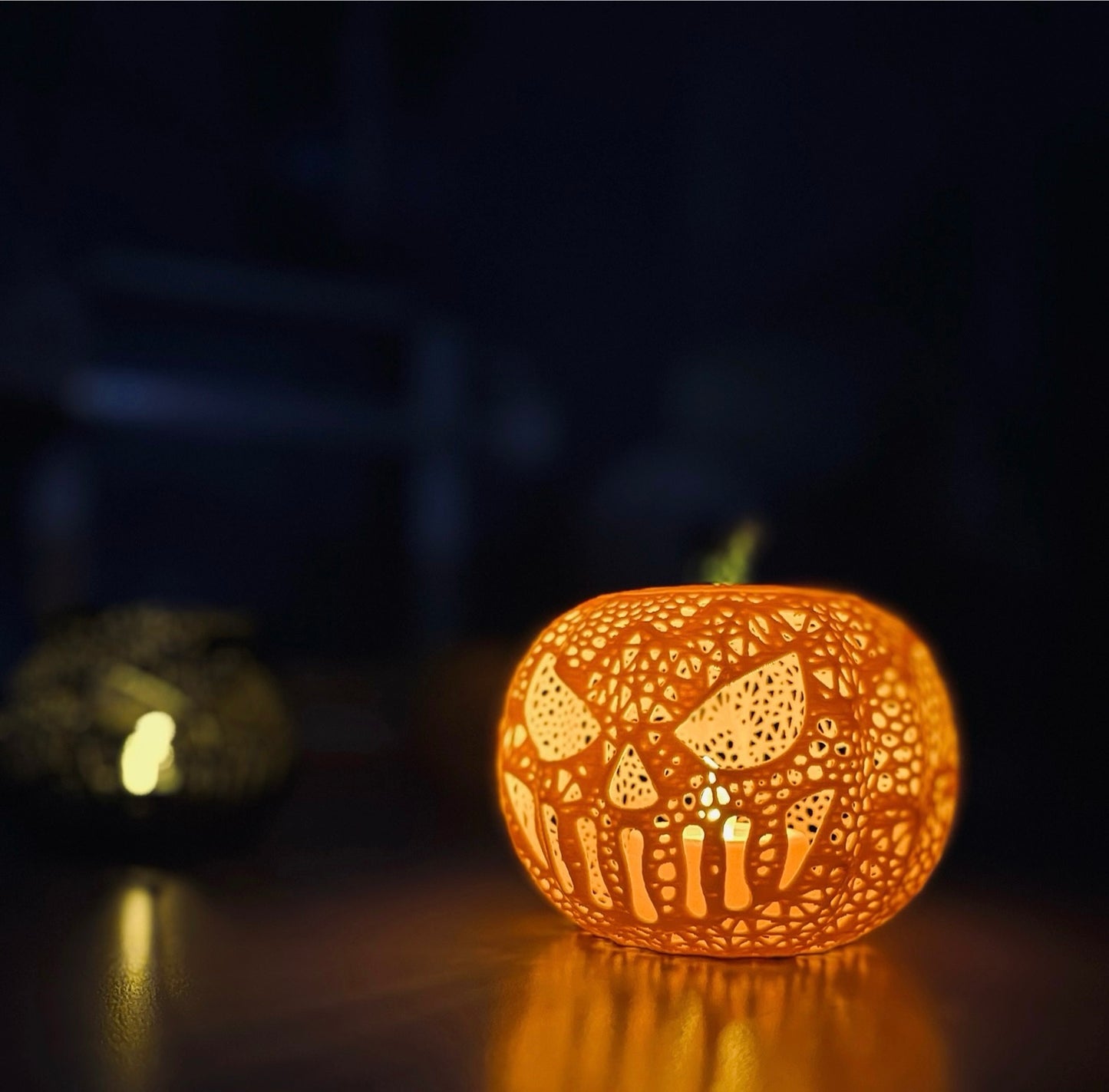 Jack-O-Lantern Tealight Holder-Set of 2