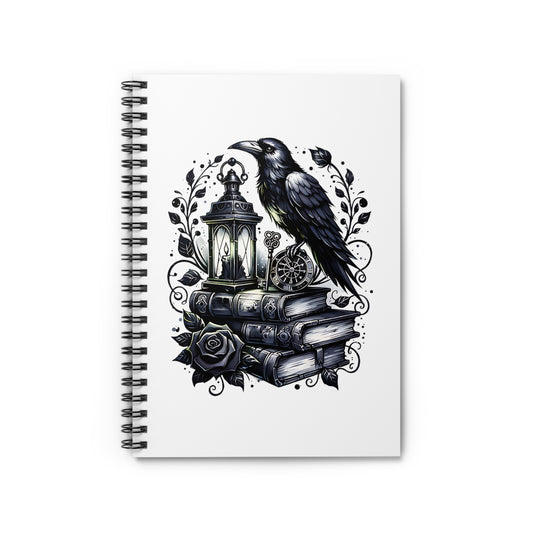 Gothic Raven Spiral Notebook