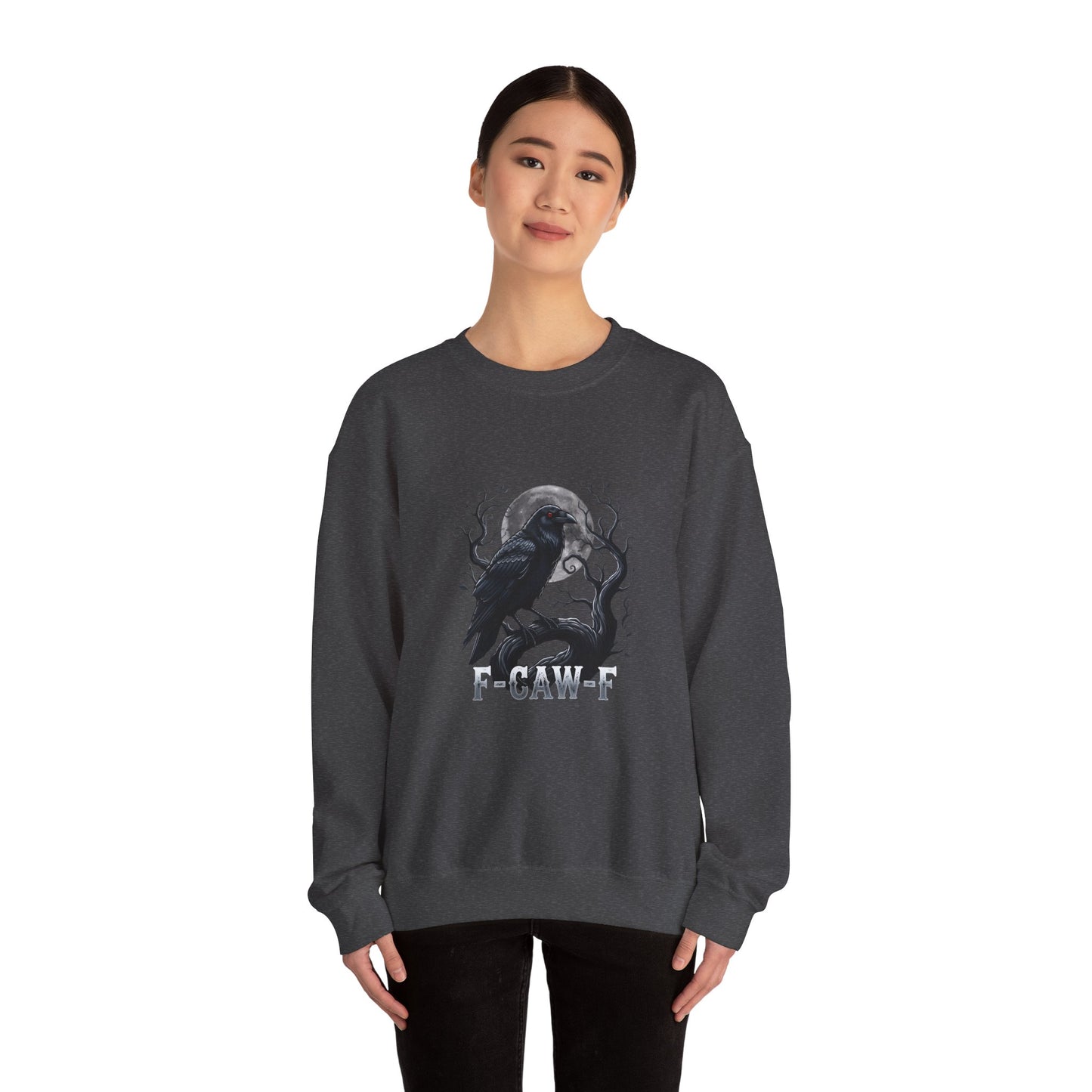 F-Caw-F Gothic Raven Sweatshirt