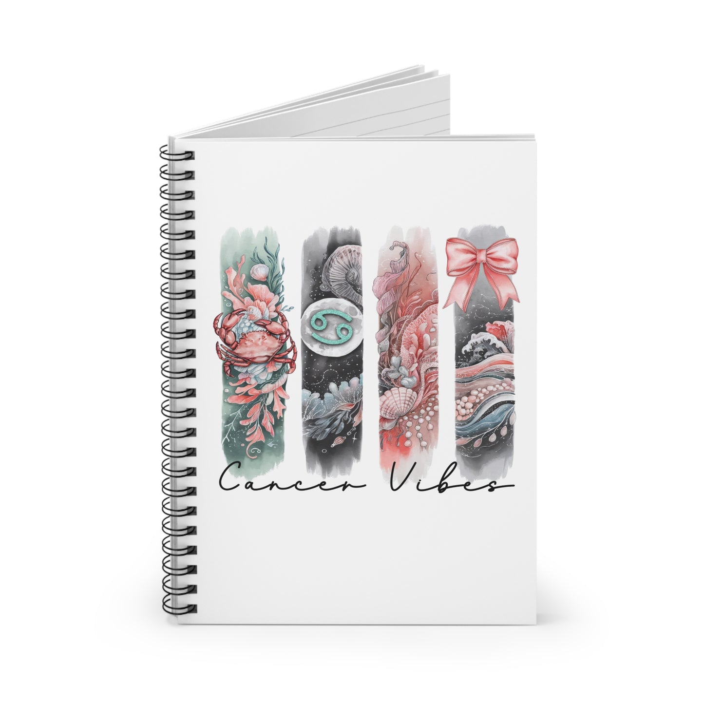 Cancer Astrological Spiral Notebook