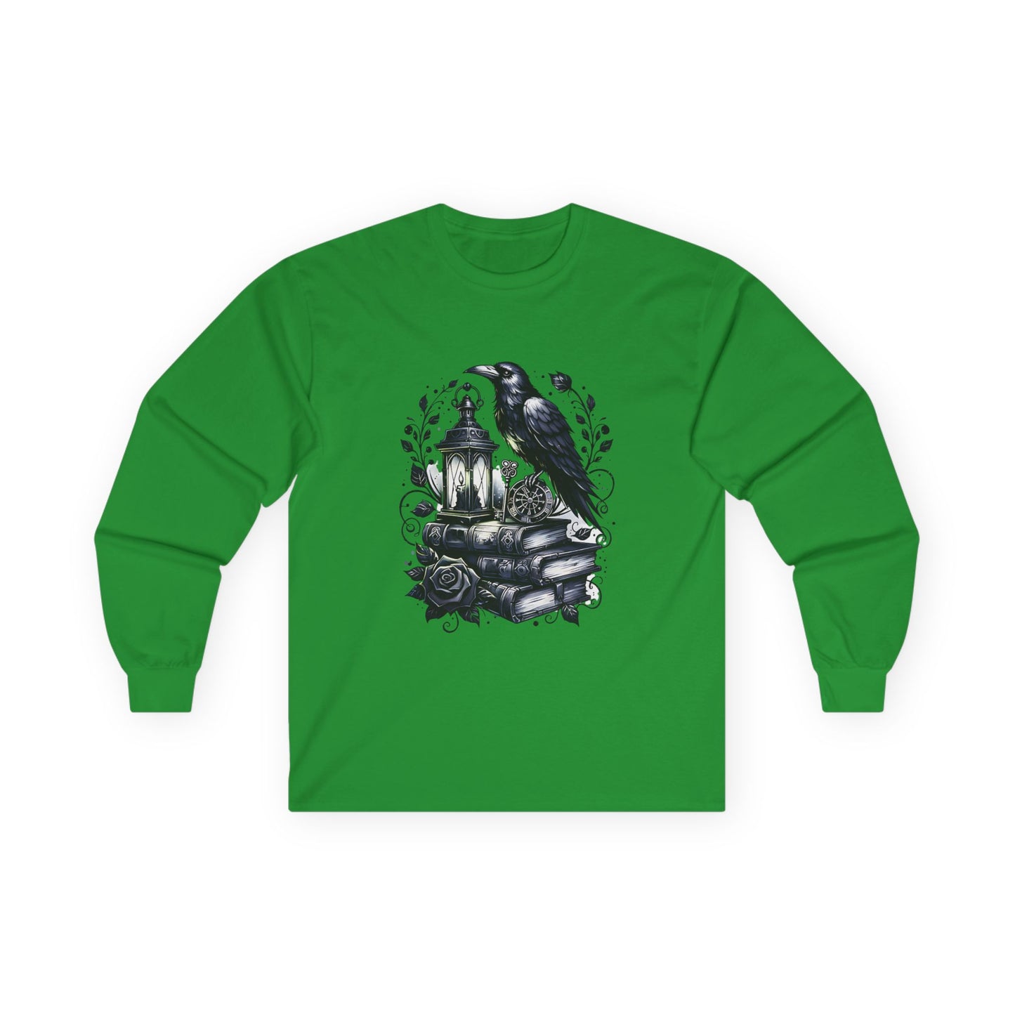 Gothic Raven Long Sleeve Tee