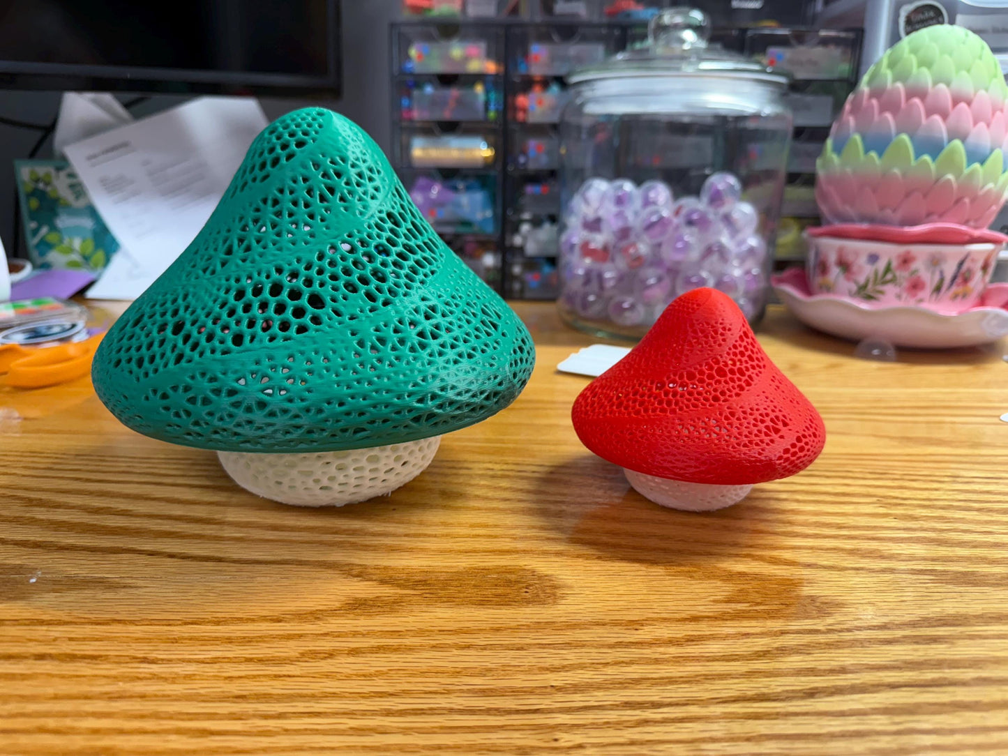 Mushroom Tea Light Lamp