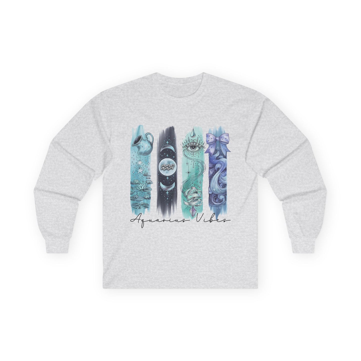 Aquarius Astrological Long Sleeve Tee