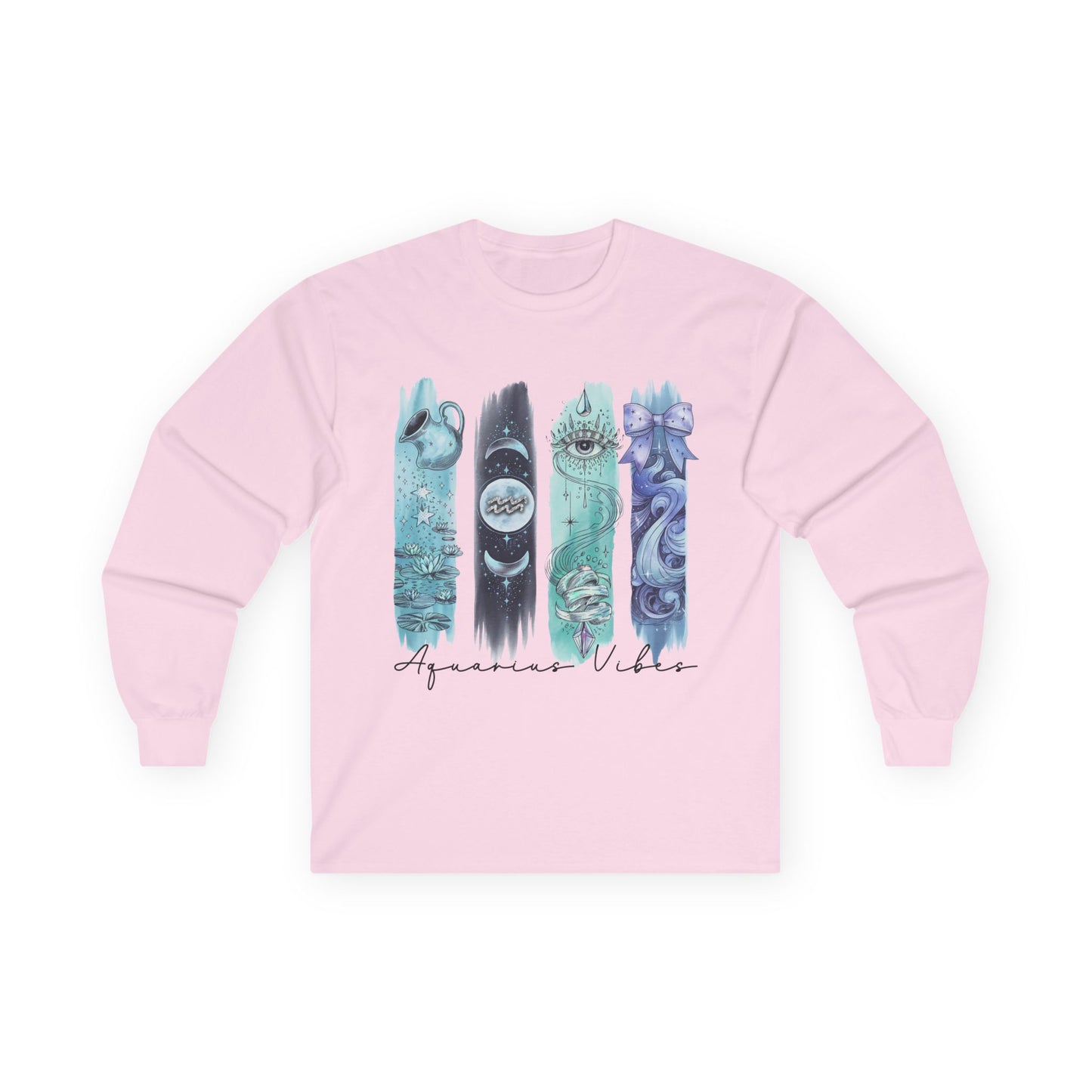 Aquarius Astrological Long Sleeve Tee