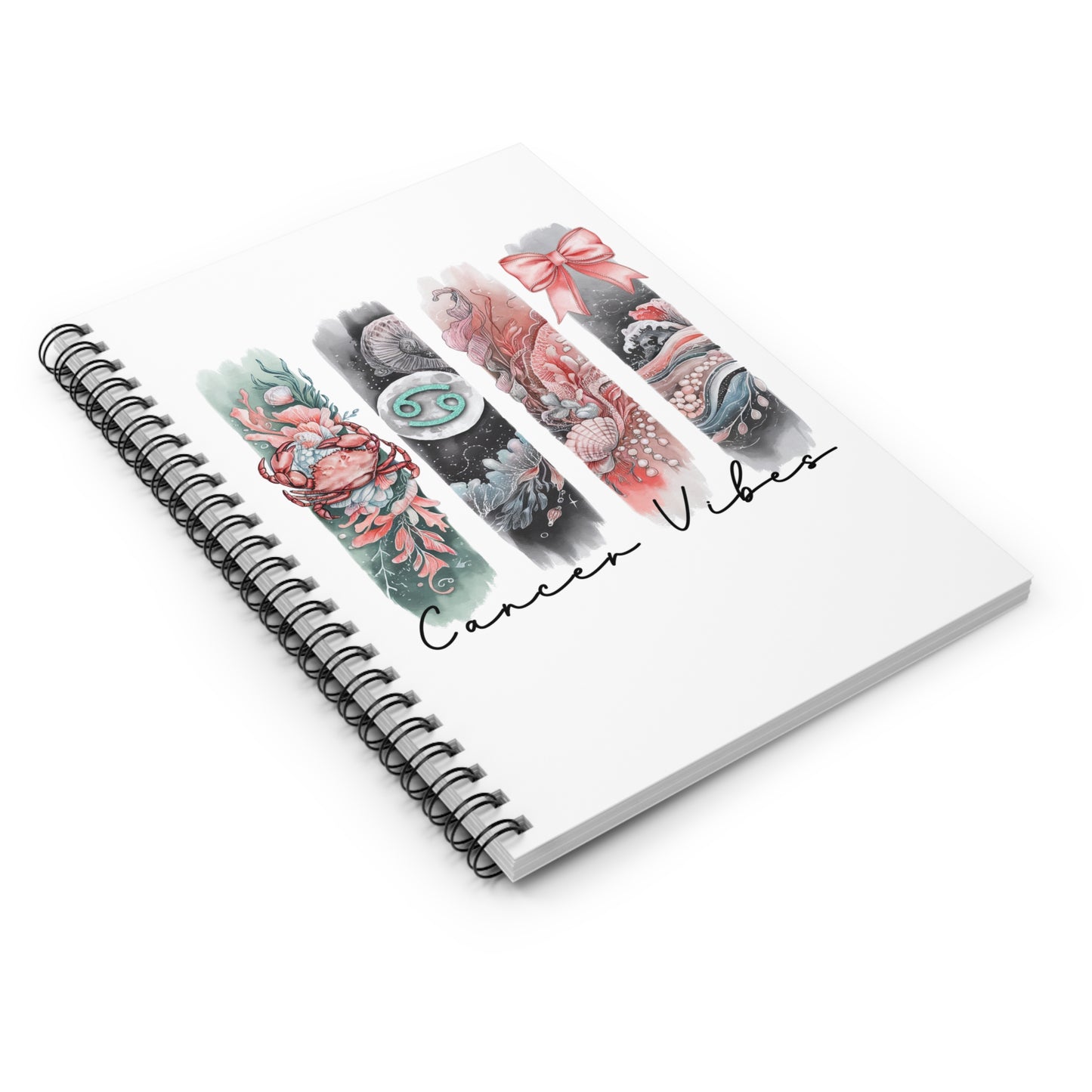 Cancer Astrological Spiral Notebook