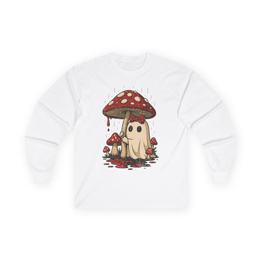 Mushroom Ghost Long Sleeve Tee