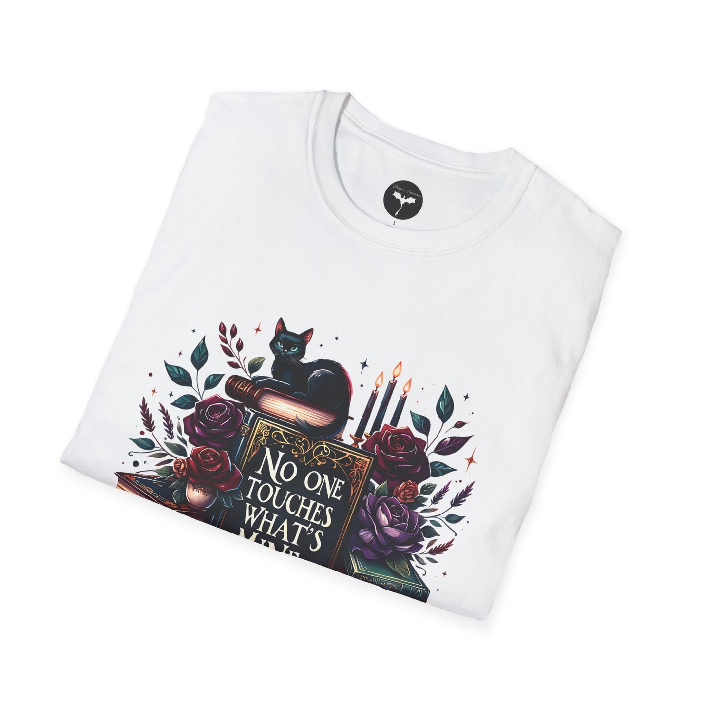 Whimsical Book Lover T-Shirt - Perfect for Readers, Cat Lovers, Literary Gifts, Cozy Nights, Bookish Wear