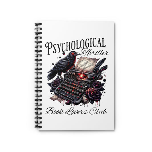 Psychological Thriller Book Lover Spiral Notebook