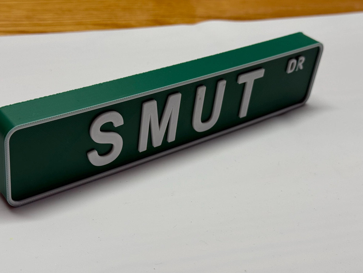 Street Sign Shelf Decor