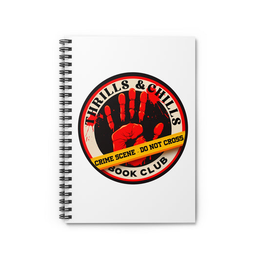 Thrills & Chills Crime Scene Spiral Notebook