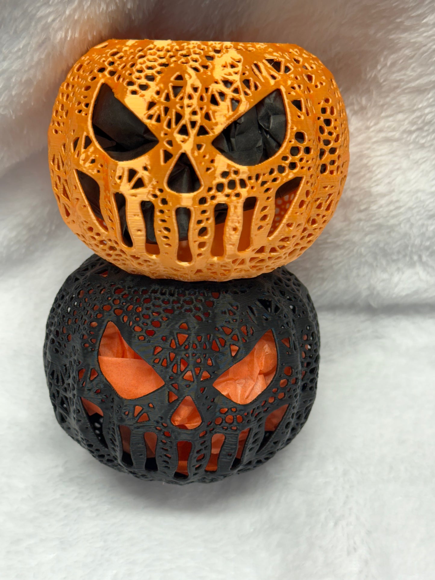 Jack-O-Lantern Tealight Holder-Set of 2