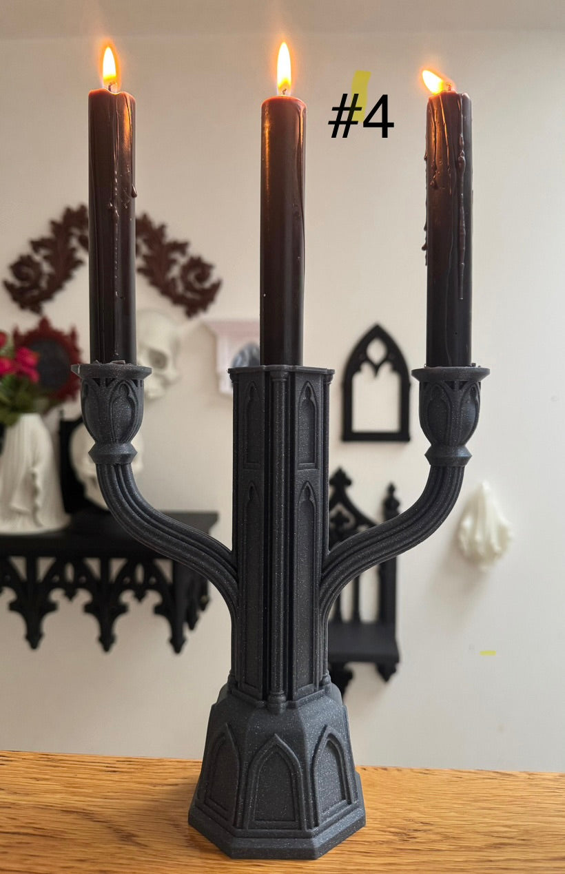 Triple Square Candle Stick Holder