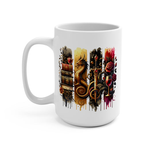 Dragon Fantasy-Themed 15oz Mug