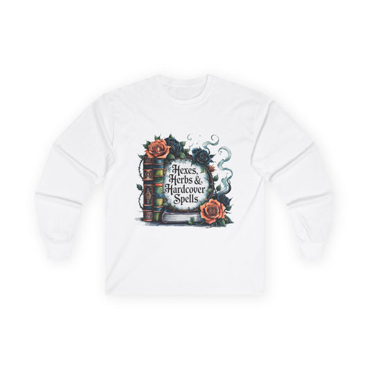 Hexes, Herbs & Hardcovers Long Sleeve Tee