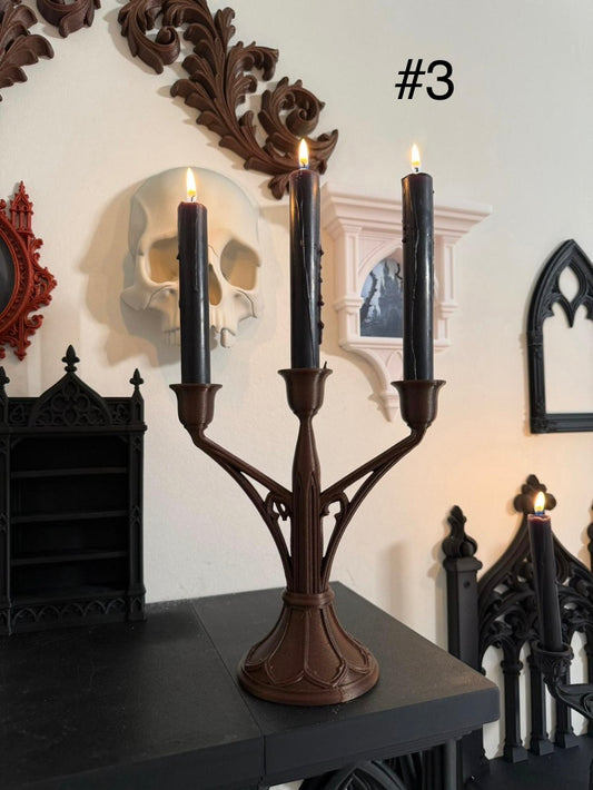 Triple Slim Candle Stick Holder