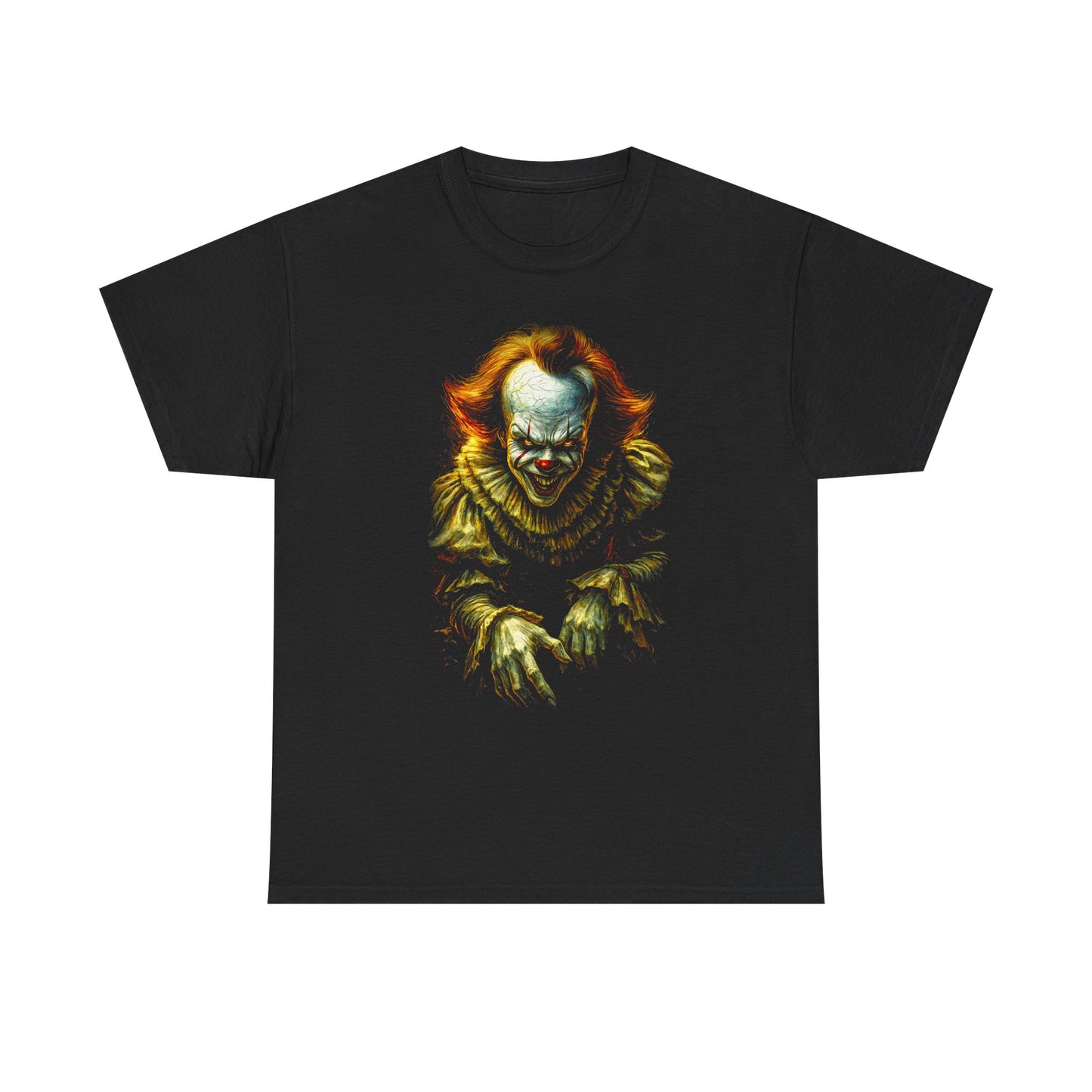 Creepy Pennywise-Inspired Graphic Tee