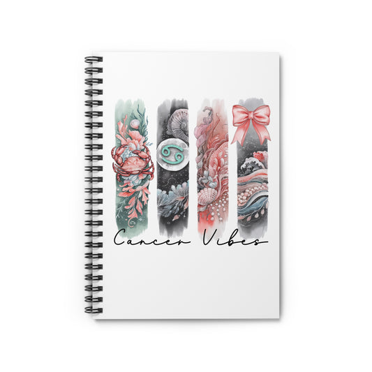 Cancer Astrological Spiral Notebook