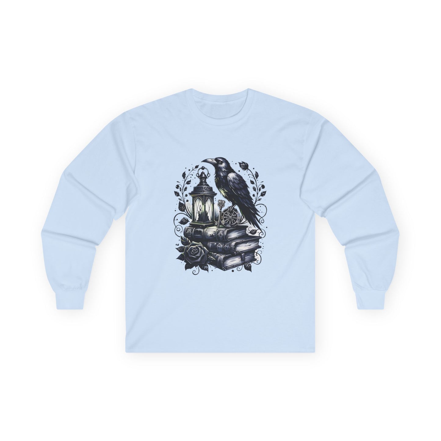 Gothic Raven Long Sleeve Tee