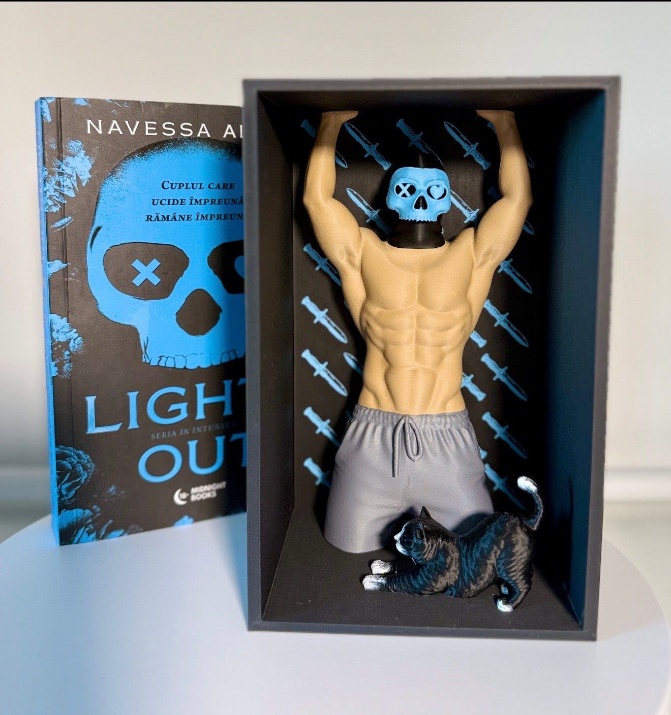 Josh & Fred- Lights Out Inspired Booknook