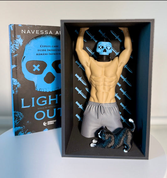 Josh & Fred- Lights Out Inspired Booknook