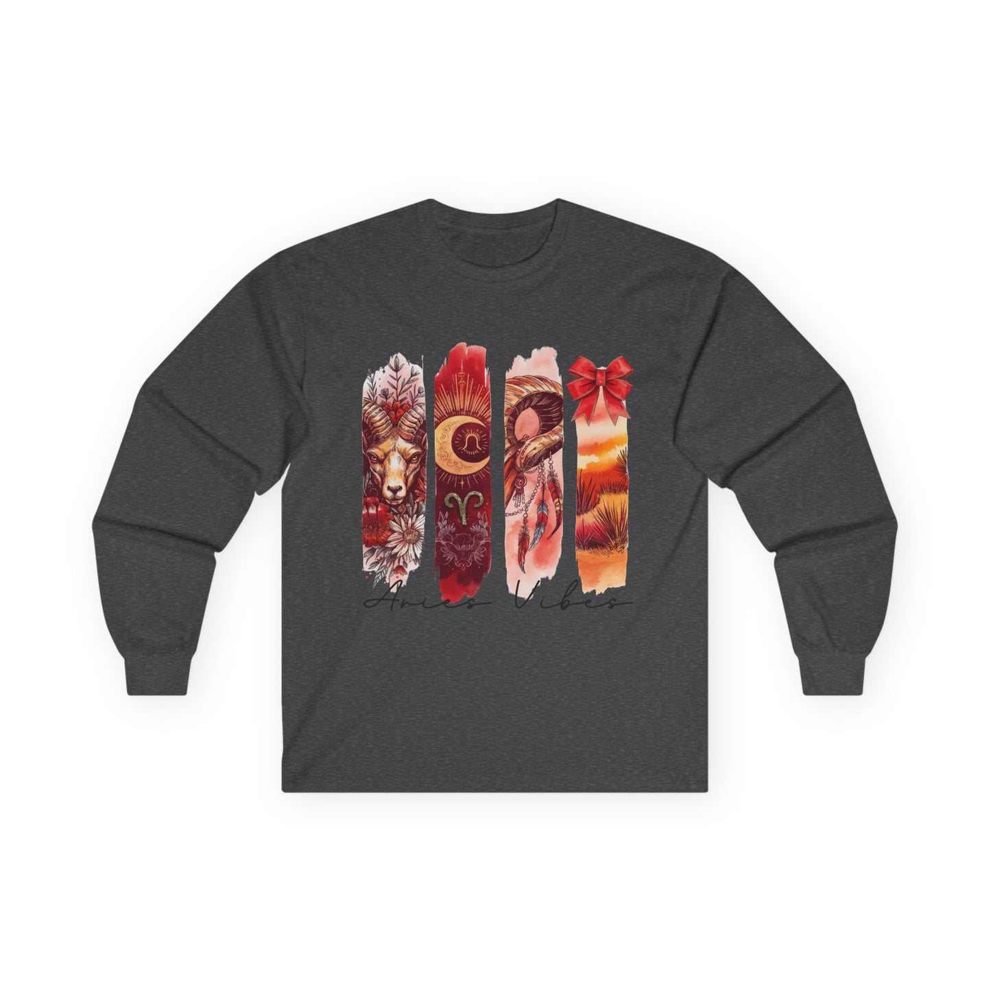 Aries Astrological Long Sleeve Tee