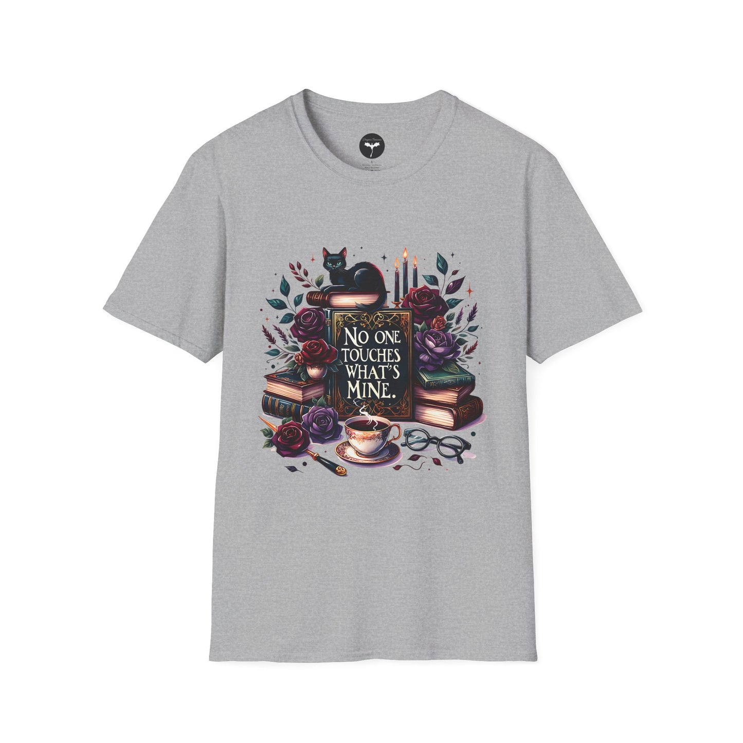 Whimsical Book Lover T-Shirt - Perfect for Readers, Cat Lovers, Literary Gifts, Cozy Nights, Bookish Wear