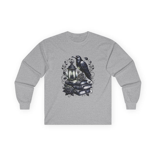 Gothic Raven Long Sleeve Tee