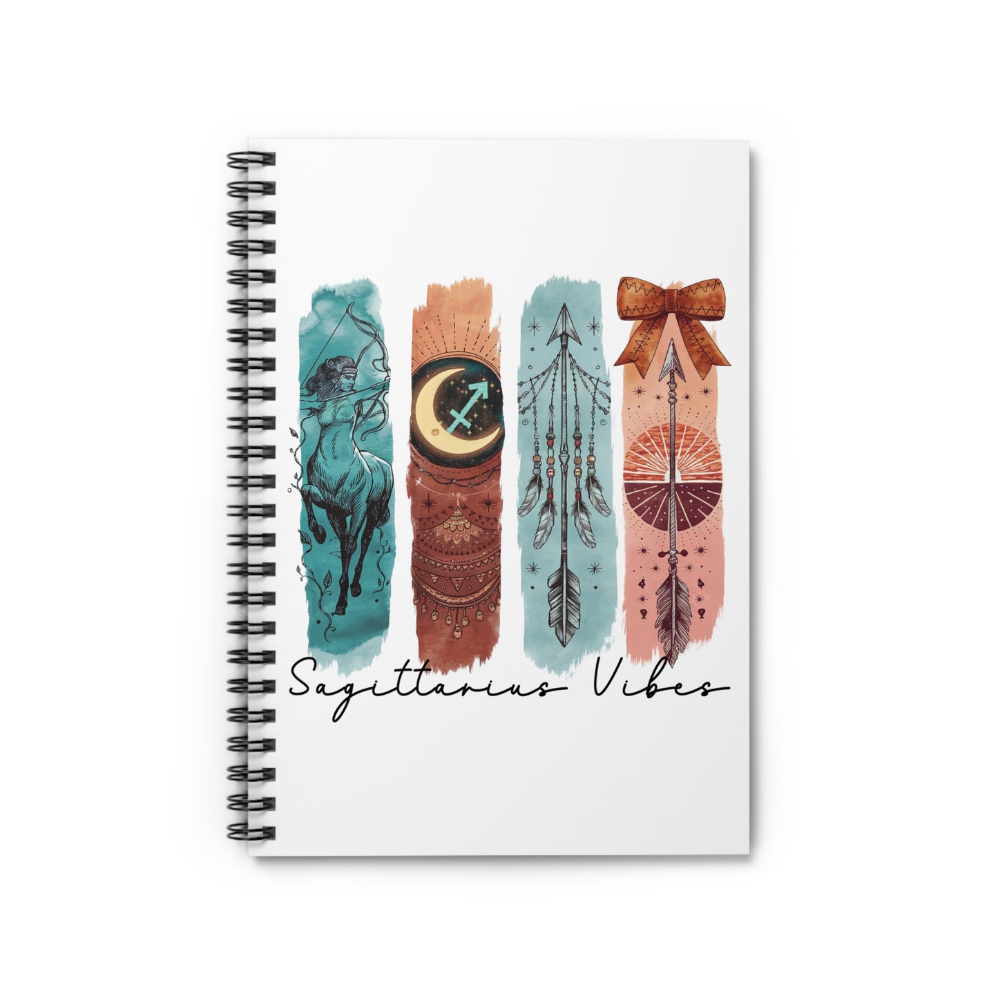 Sagittarius Astrological Spiral Notebook