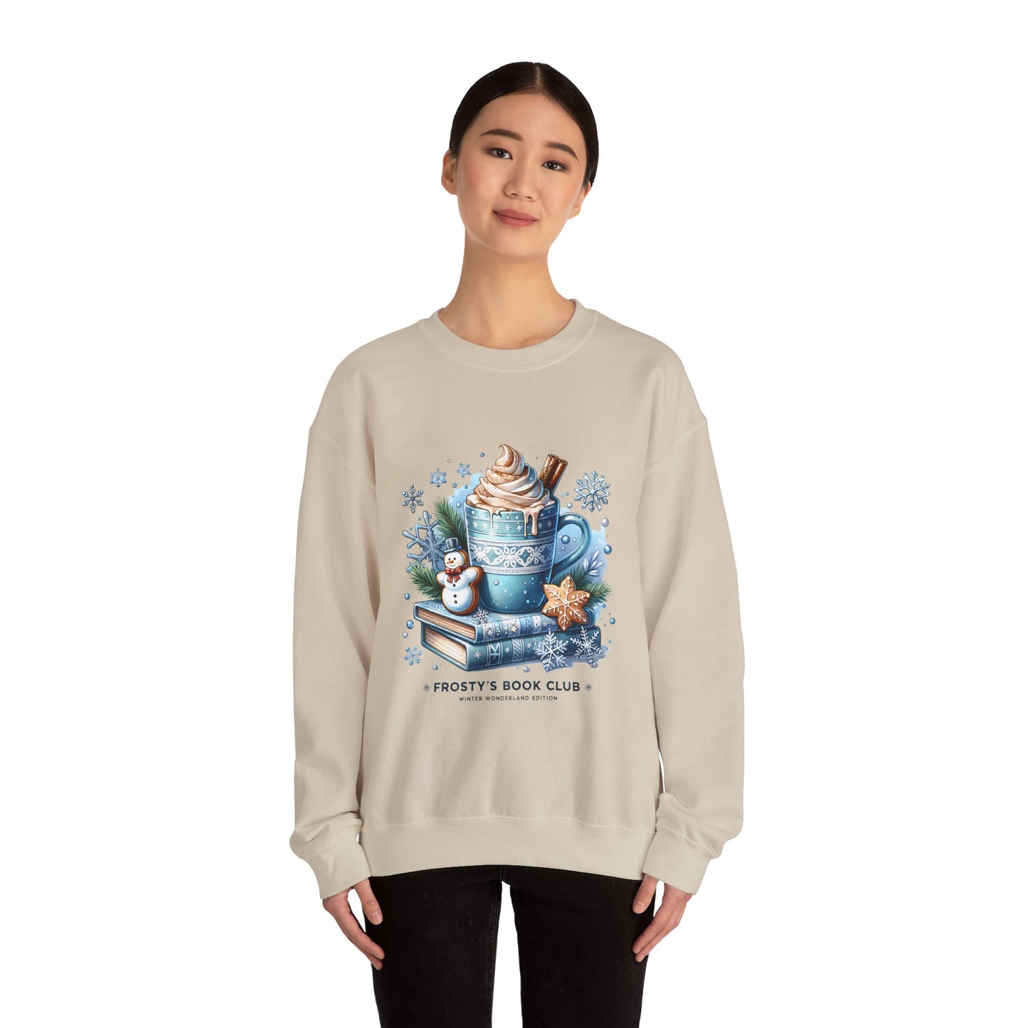 Frosty’s Book Club Sweatshirt — Cozy Winter Reading Crewneck