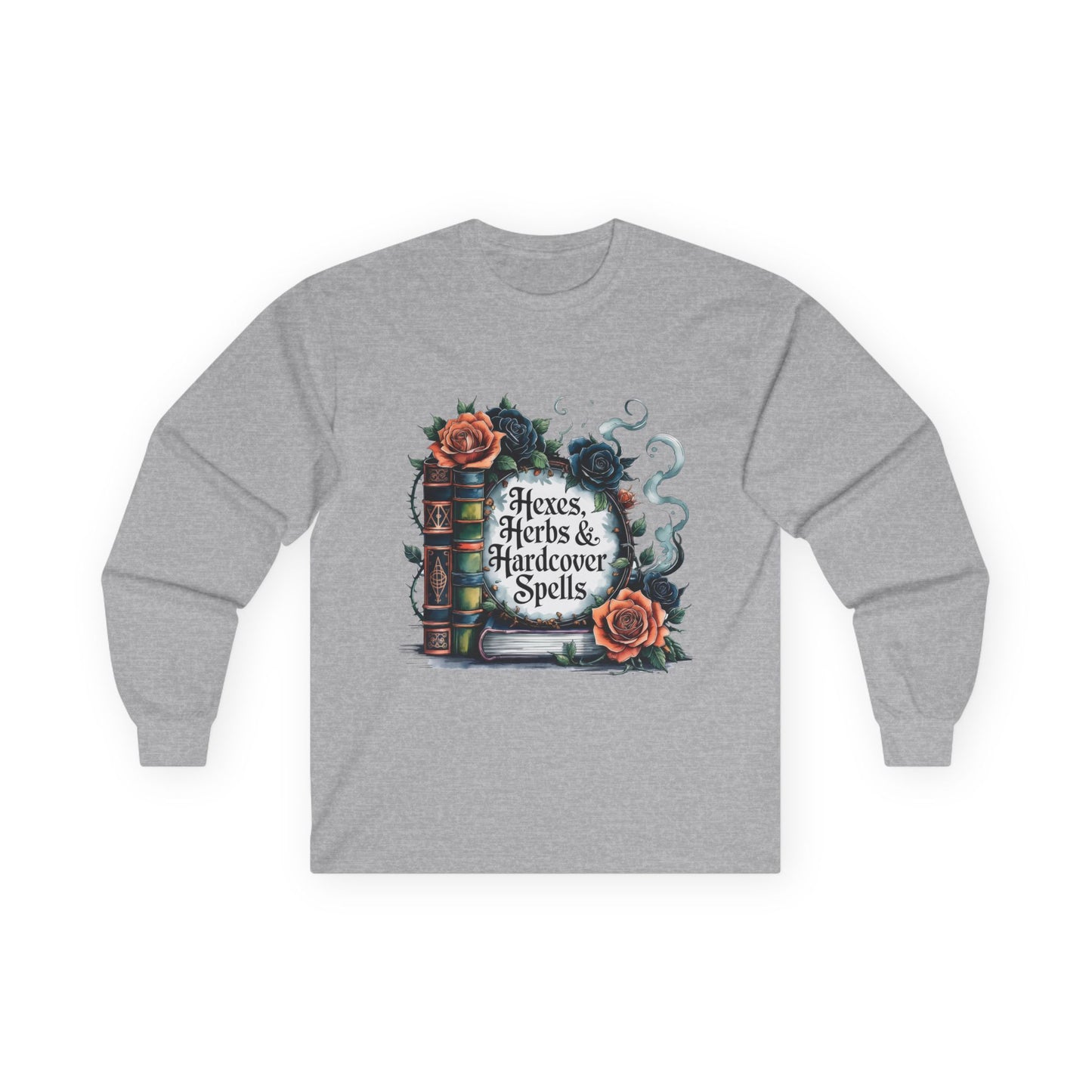 Hexes, Herbs & Hardcovers Long Sleeve Tee
