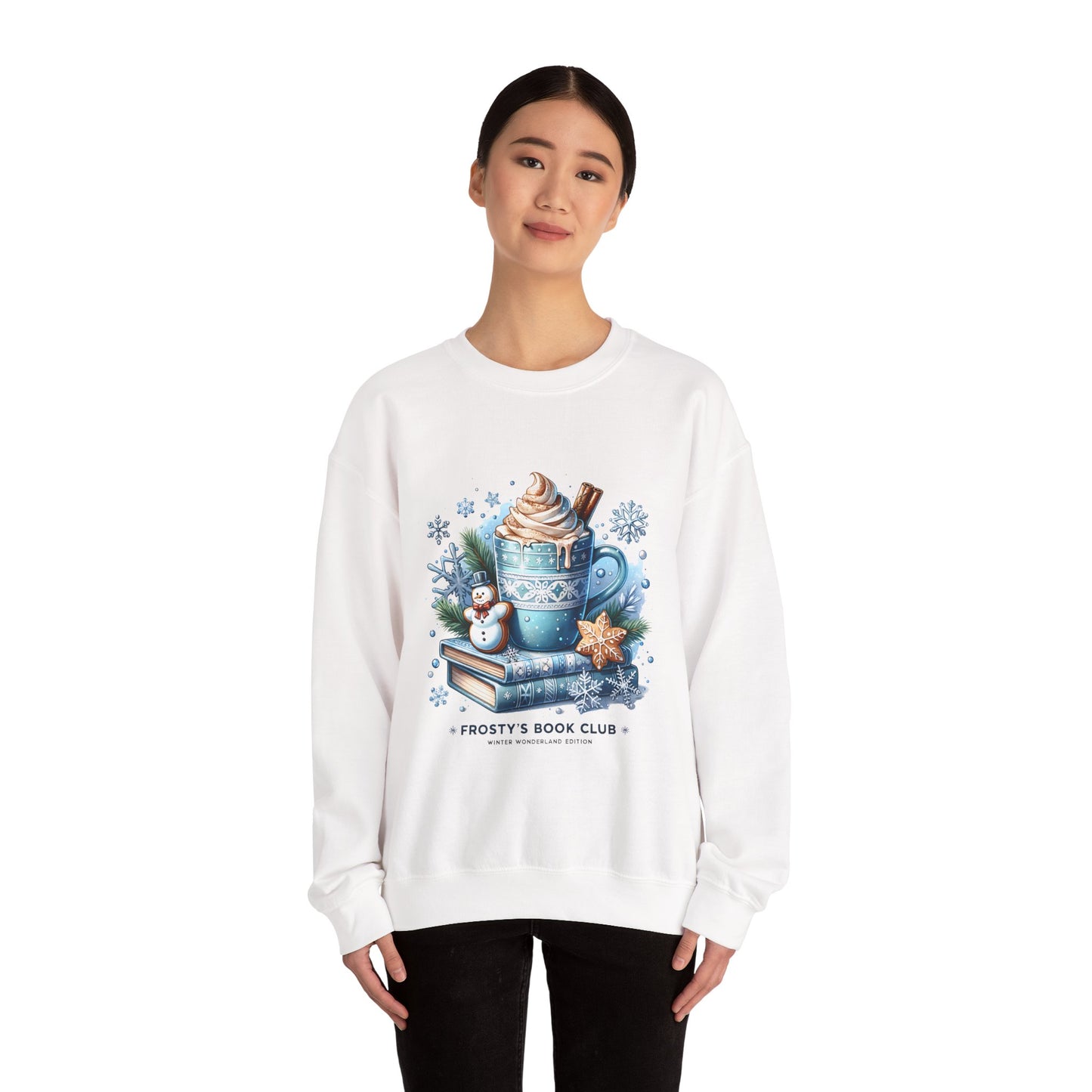 Frosty’s Book Club Sweatshirt — Cozy Winter Reading Crewneck