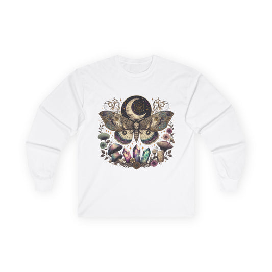 Mystical  Moth Long Sleeve Tee