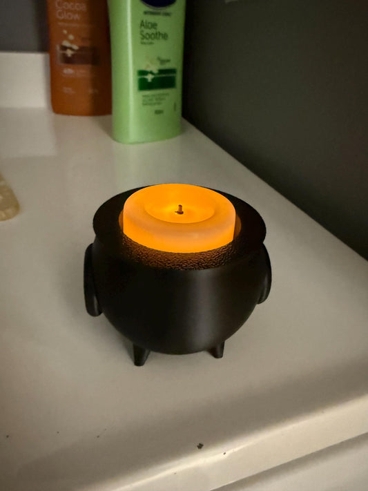 Cauldron Tea Light Holder