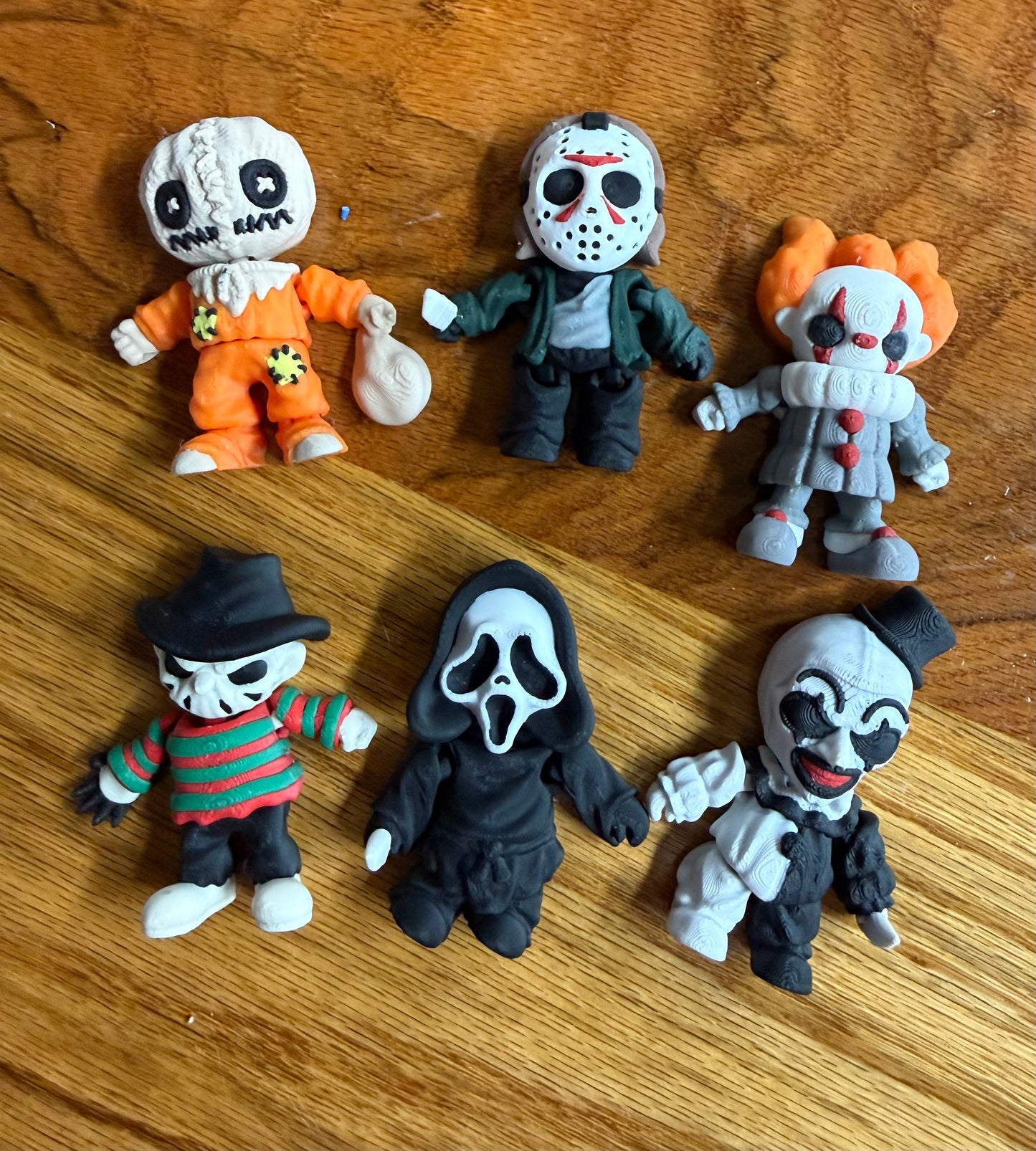 Mini Horror Figures - Set of 6