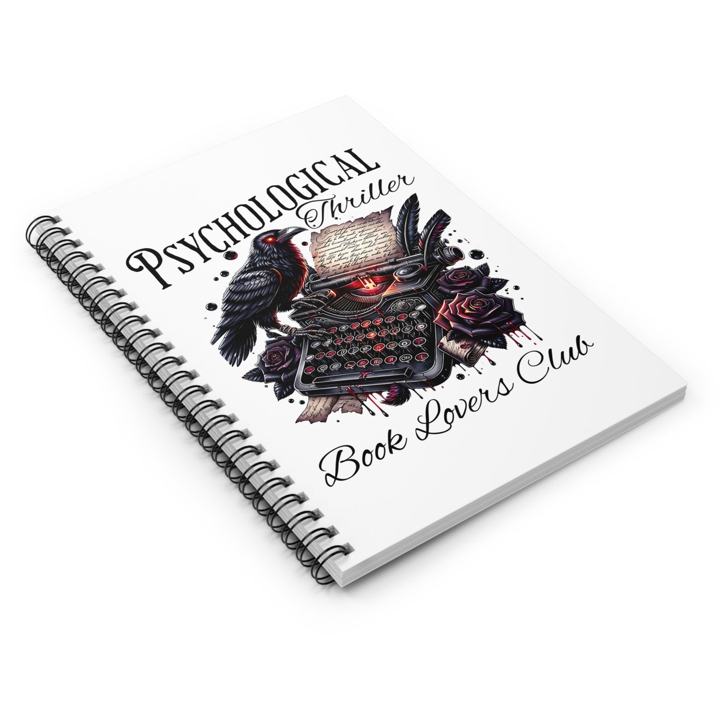 Psychological Thriller Book Lover Spiral Notebook