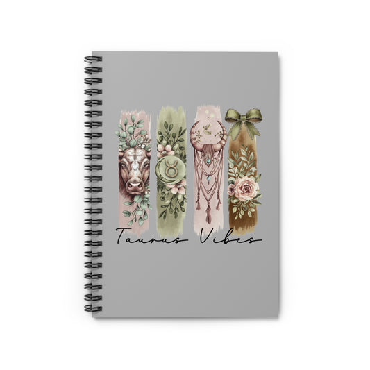 Taurus Astrological Spiral Notebook