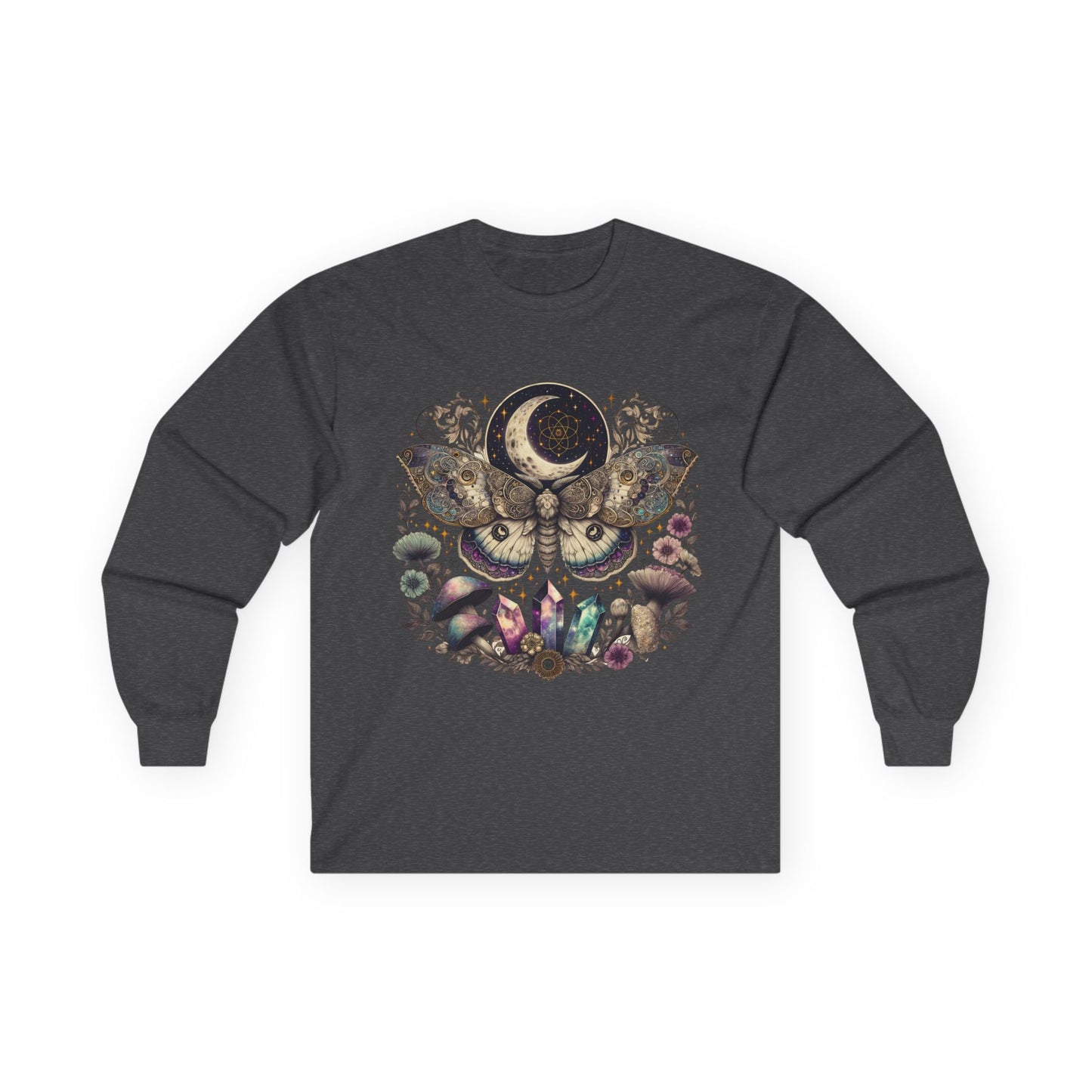 Mystical  Moth Long Sleeve Tee