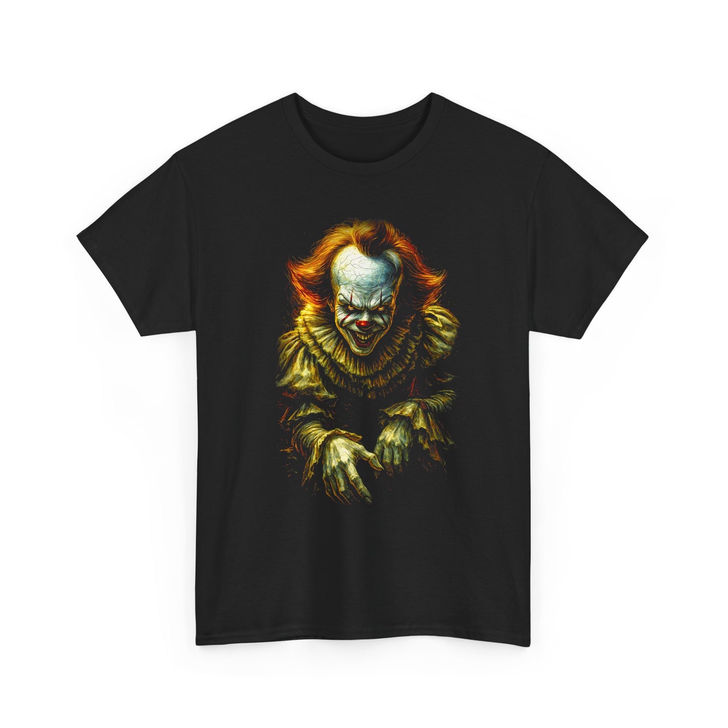 Creepy Pennywise-Inspired Graphic Tee