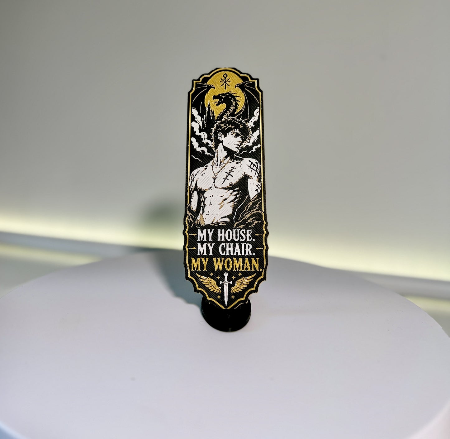 My House, My Chair, My Woman-Fourth Wing Inspired Bookmark